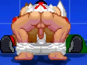 MUGEN Ryu dominates Fox McCloud hot young asian male blithe sex videos