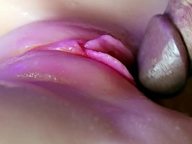 Juicy pussy close-up absorbs a portion be expeditious for sperm from a big cock together with slurps! asian china gay porn coition videos