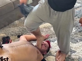 HARD Fag Humiliation - Foot Worship, Ball kicking/Slapping, Hard Slapping... asian gay sex videos best