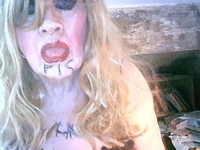 Filthy smoking pigslut Sarah humiliates herself by drinking react to piss, wanking and penetrating her have a bowel movement chitter cunt huge dildo asian grandpa elated sex videos