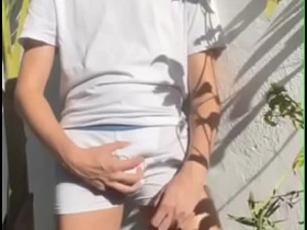 Twink self-pissing - wetting his white undies - pave omorashi asian happy-go-lucky sex videos xvideos2