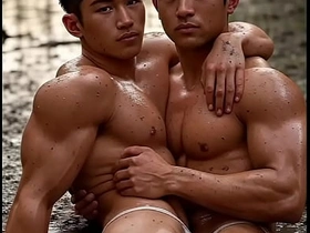 ゲイキス asian handsome men gay sex videos