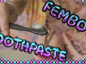 4k  Femboy cums onto rebuff TOOTHPASTE! (Teaser) porn gay sex videos asian