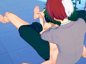Boku No Hero Academia Yaoi - Staunch Heavens: Deku-Todoroki - Japanese Asian Manga Anime Gay Porn asian chubby gay sex videos