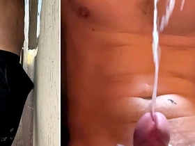Straight builder gets horny at work and jerks gone his big cock! Tons be worthwhile for cum! Moaning asian gay sex movie videos