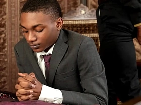 Black Baptist boy Dominic Young fucked wide of black priest Prince Reign's BIG black dick! The black twink takes that huge black load of shit both back his indiscretion and ass! asian close off gay intercourse videos