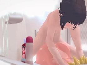 Naruto Yaoi -Sasuke fuck Naruto in bathtube - Asian Japanese Manga Anime Hentai cheerful Porn dab hand jenny asian cheerful sex videos