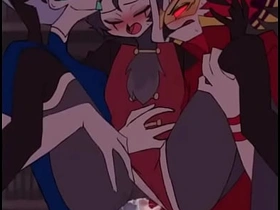 Helluva bigwig threesome (stolas andrealphus vassago) asian teen boys joyous sexual congress videos