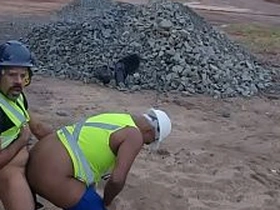 Public employees having intercourse on the construction site. gay asian intercourse videos latest