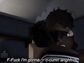 A romantic shoot at hand a cow femboy in Roblox asian hot blissful boys sex videos