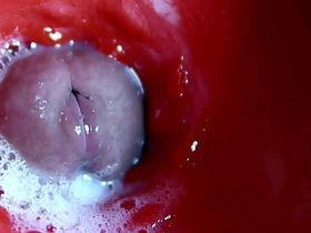 Very close immense streams be required of sperm to a sweet hole ASMR wet squelches sex videos boys well-pleased asian