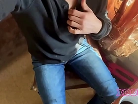 Effective stepson cums in the bathroom thinking about a tight gay ass sex videos-asian gay site.com