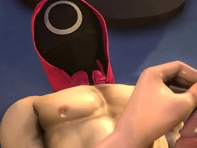Circle Guards Off Duty - Squid Game SFM gay sex in asian army videos
