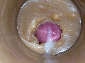 Mini-Cam in Pussy toy during Fucking! getting Huge Creampie 4K gay sex videos asian young