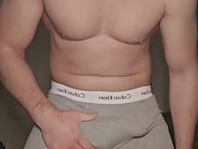 Grey Calvin Klein Toughie Edge by PhantomGentX! Master Rubs Bulge, Unpacks Thick Cock & Edges to Final Support asian gay copulation videos x