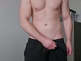 Skillful Jerk by PhantomGentX! He Flexes Abs, Switches Poses & Strokes his Thick Cock - Solo Masturbation asian gay sleep sex videos