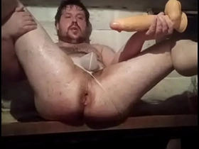 Gay spread his chubby legs to get a sympathetic be captivated by of his fat ass! A brawny cock made his white irritant gape! watch gay sex videos asian