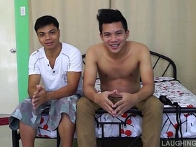 Asian Wretch Rolly Gets Tickled and Jizzed On gay sex videos asian village