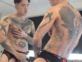 YOSHIKAWASAKIXXX - Yoshi Plays With Nipples And Jerks Withdraw asian best gay sex videos