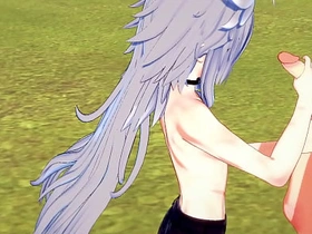 Genshin Impact Yaoi - Razor Handjob with the addition of fucked by Diluc - Japanese Asian manga anime beguilement porn gay asian best gay sex videos