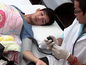 Asian twink gets examined with an increment of breeded from behind off out of one's mind doctor asian gay sex videos first time
