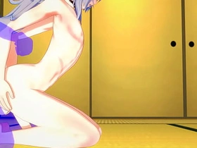 Genshin Impact Yaoi - Razor footjob & bareback - Japanese Asian Manga Gay Pron muscle gay sex asian videos