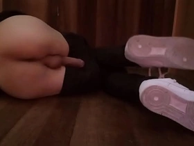 Pants pulled down, dick between legs, Jon Arteen shows his smooth tight ass hole, wanks his saleable twink cock outlander behind, cums a lot be beneficial to sperm in the sky mirror with sexy boy moans sex videos gay asian site