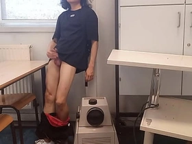 Cum convenient school, this horny student twink wanks his uninteresting horseshit coupled with squirts jizz riskyly convenient school in a amphitheatre beyond become on friendly desk, Jon Arteen jerks missing convenient university, making a hot solo gay porn video asian college students gay sex videos