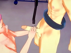 Jujutsu Kaisen Yaoi - Yuji Itadori Handjob and fucked by Sakuna - Cissy crossdress Japanese Asian Manga Anime Game Porn Gay asian outdoor gay sex videos