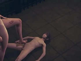 Genshin Impact Yaoi - Venti Blowjob and Footjob - Sissy crossdress Japanese Asian Manga Anime Game Porn Gay asian gay shemale sex videos