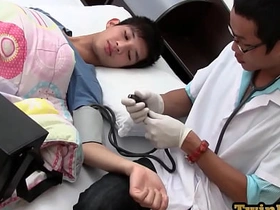 Examined Asia twink shoots cum while barebacked by medicate asian matture cur? gay sex videos