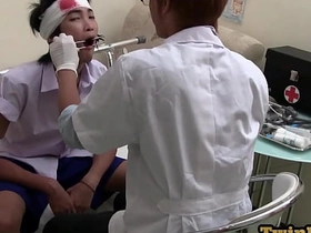 Asian twink fucked in ass and seduced by doctor in office asian police gay sex videos