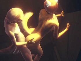 Furry Yaoi - Fox gives boy a handjob then fucks him against the ditch in an alley - Anime Manga Asian Japanese Game Porn Gay asian young gay boy sex videos