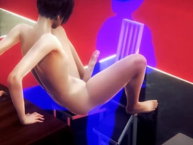 Yaoi Femboy - Twink footjob and lose one's heart to in a presiding officer - Japanese Asian Manga Anime Overlay Game Porn asian gay sex free videos