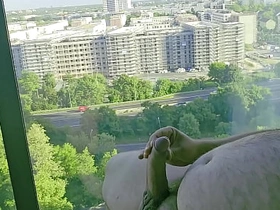 Masturbating by hotel window about nice wiew to Frankfurt asian pornstar gay sex videos