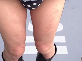 I masturbating in miniskirt boots polka flea-bitten panties SecretGakuen asian gay sex videos naughty teacher